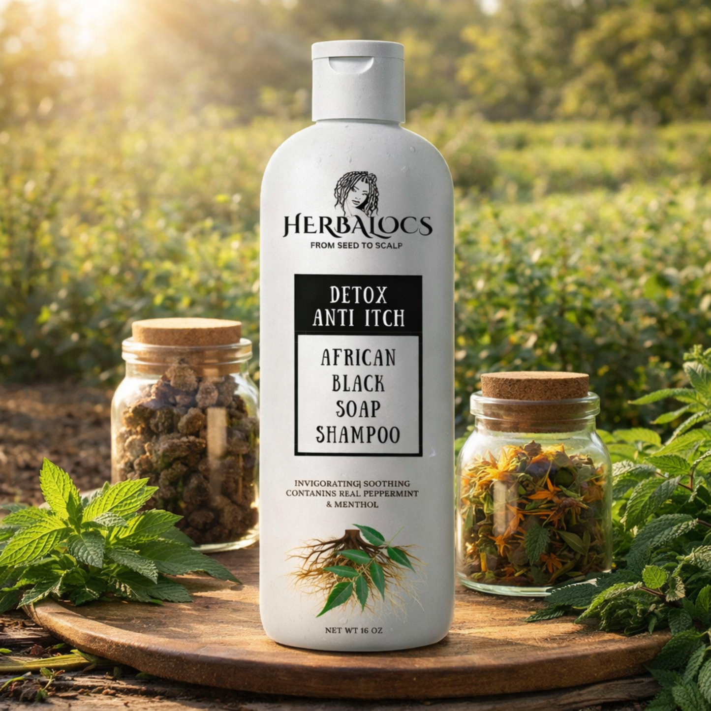 African Black Soap Scalp Cleanse Shampoo — African Black Soap + Herbal Detox Formula