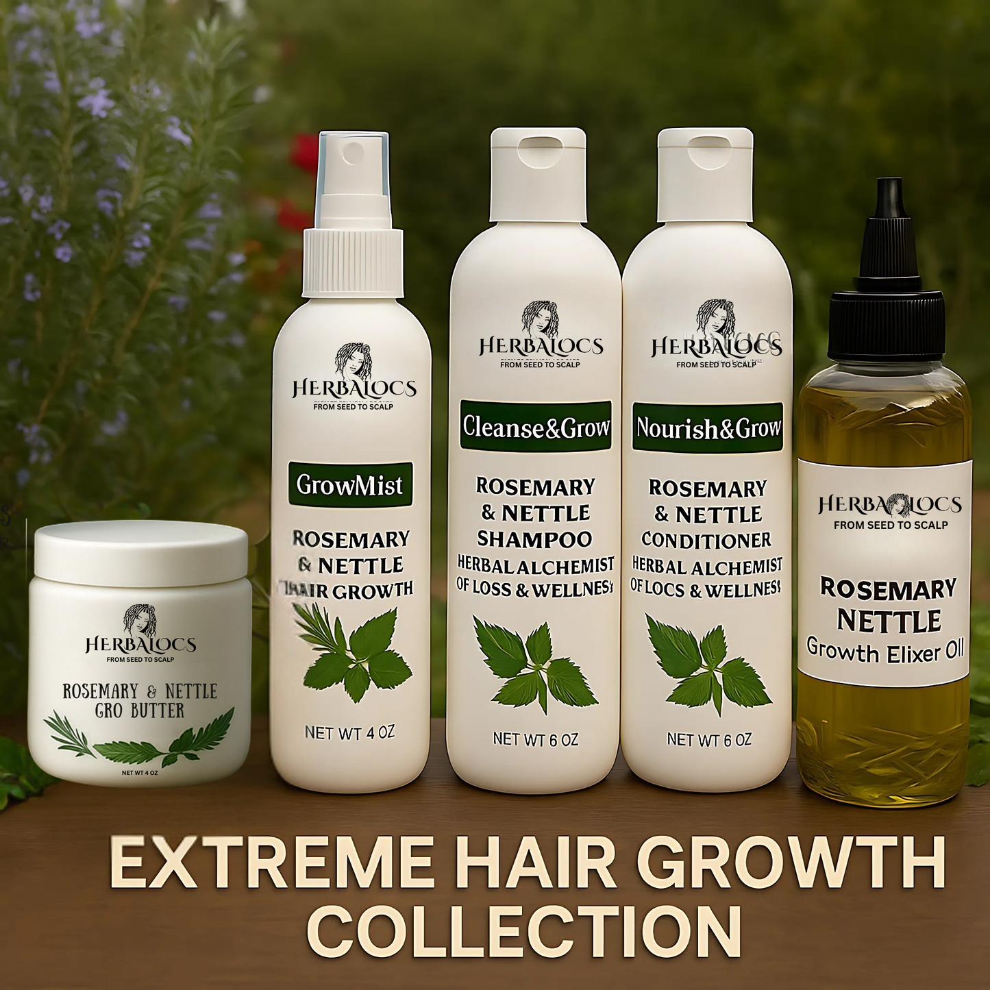 Rosemary & Nettle Extreme Growth System — Full Bundle