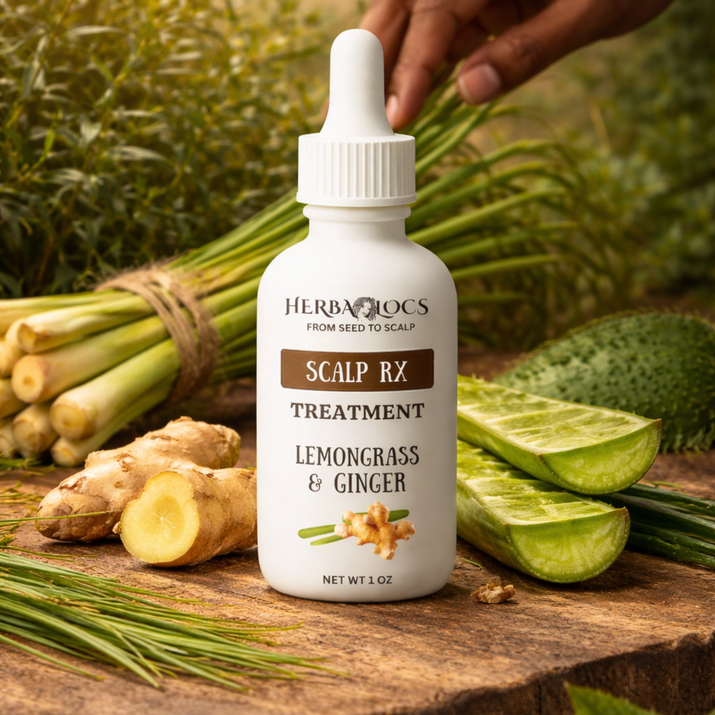 Scalp Rx Treatment Serum – Lemongrass & Ginger