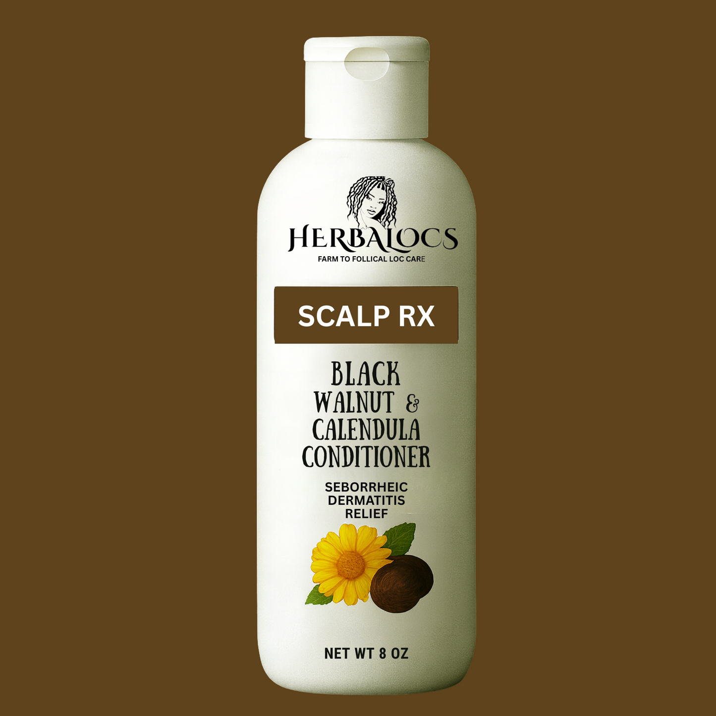 Scalp Rx Soothing Conditioner – Black Walnut & Calendula