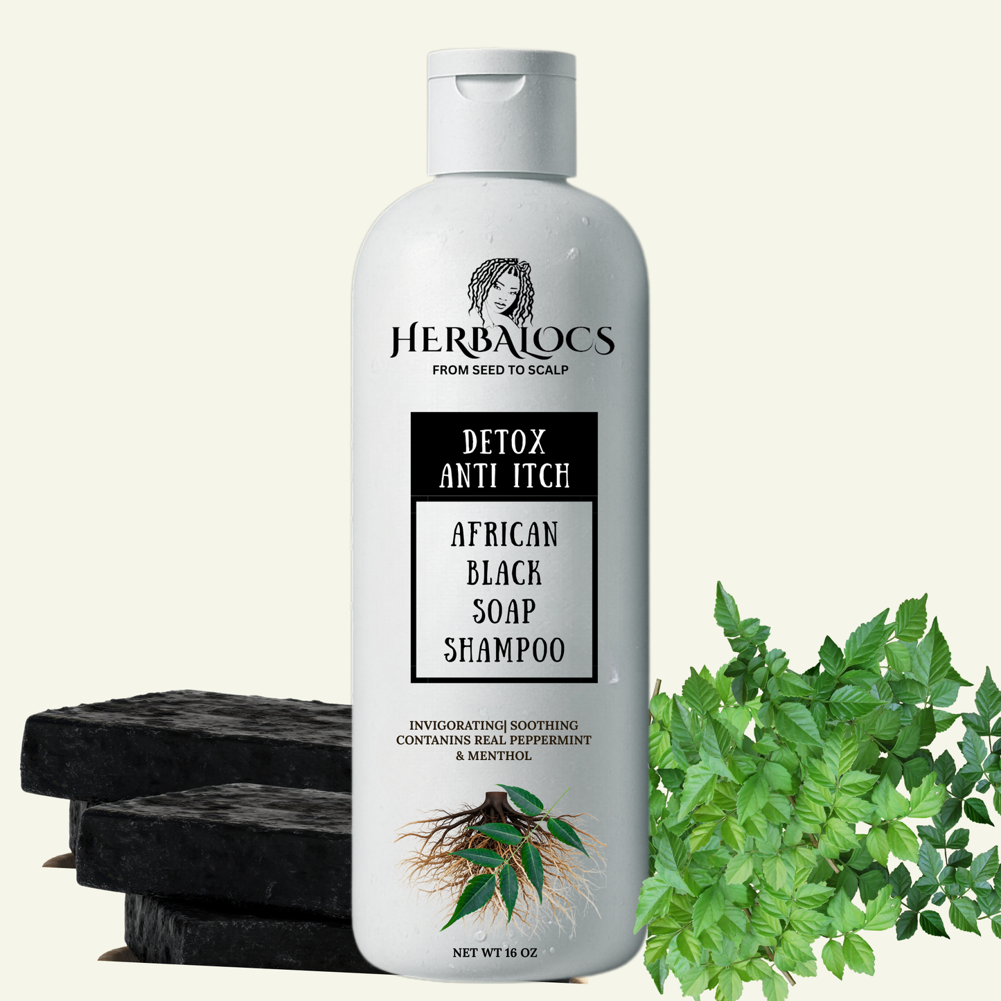 African Black Soap Scalp Cleanse Shampoo — African Black Soap + Herbal Detox Formula