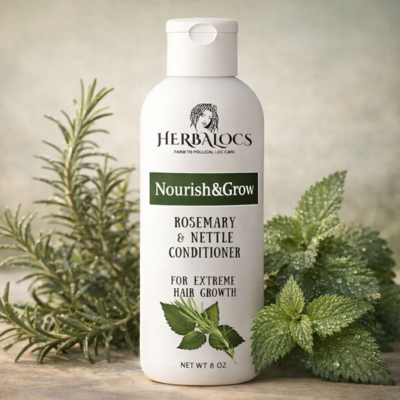 Nourish & Grow: Rosemary & Nettle Conditioner for Locs – Strengthen, Soften & Boost Growth