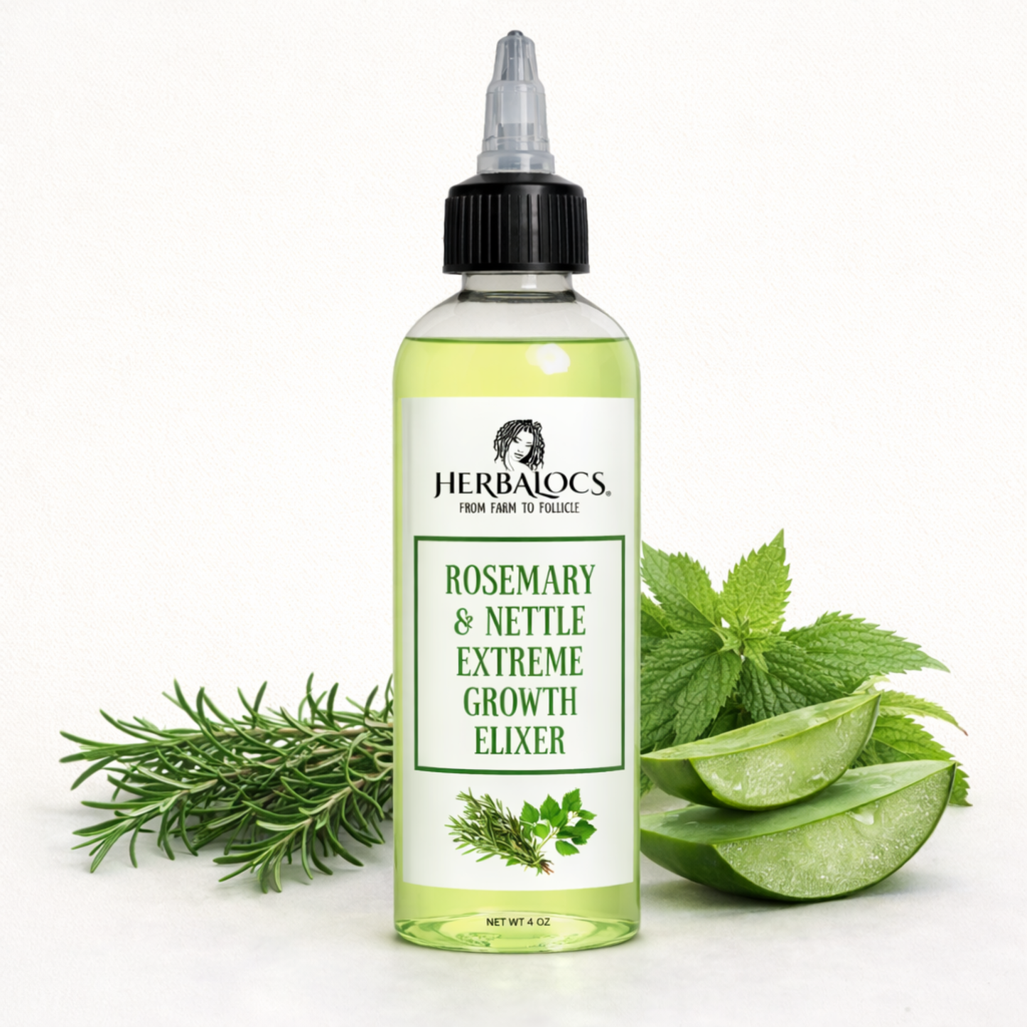 GrowElixir: Rosemary & Nettle Extreme Hair Growth Elixir Oil