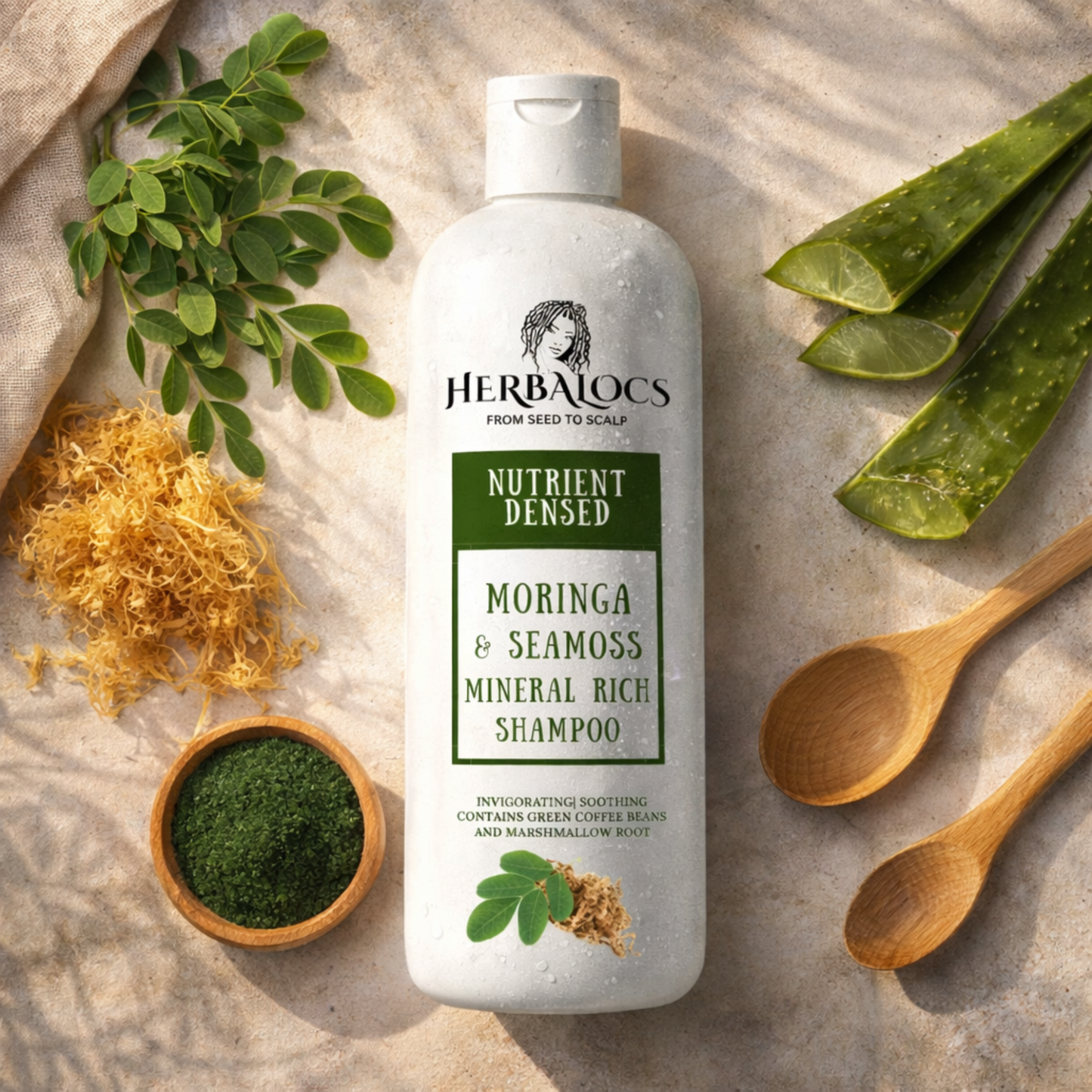 Moringa & SeaMoss Moisturizing Shampoo
