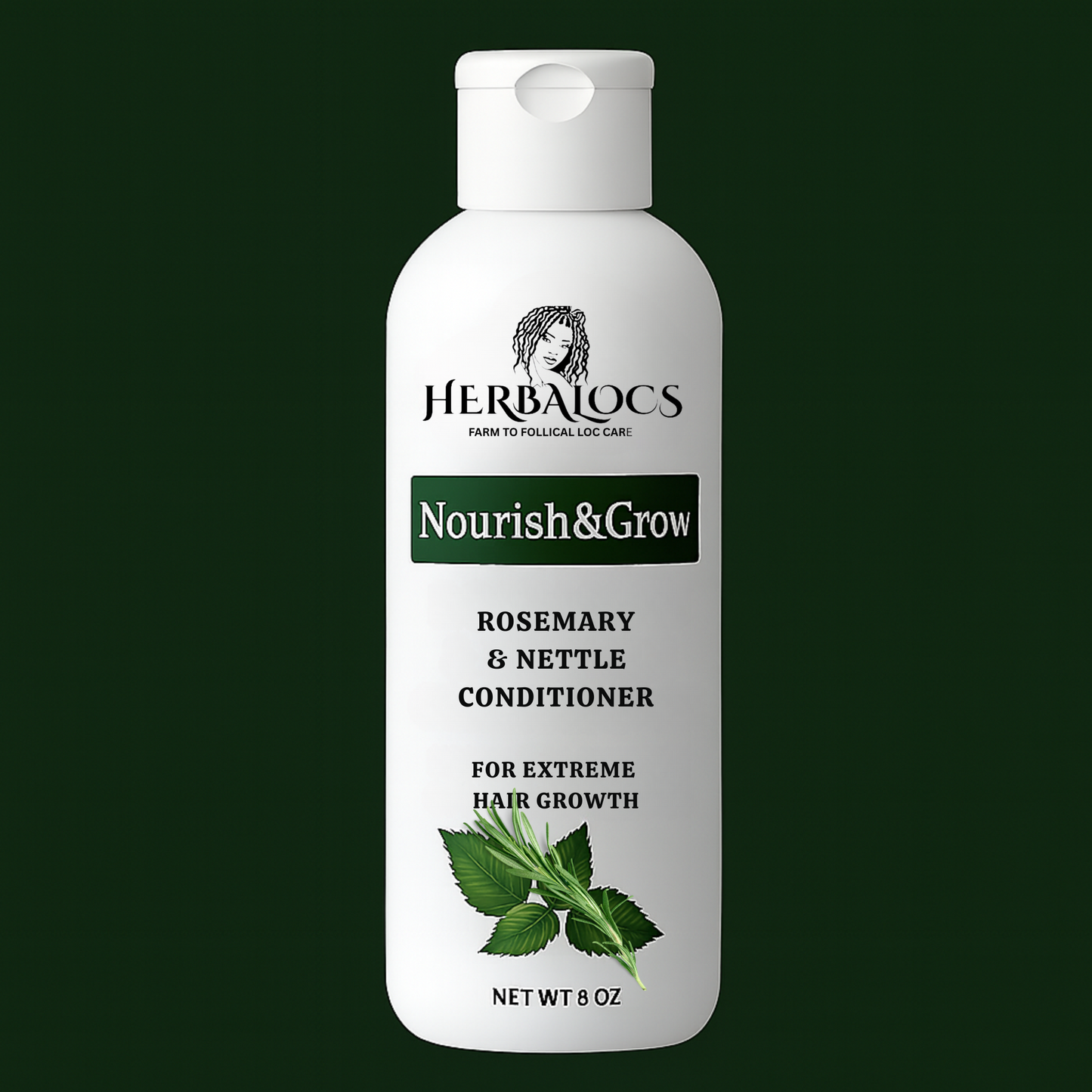 Nourish & Grow: Rosemary & Nettle Conditioner for Locs – Strengthen, Soften & Boost Growth