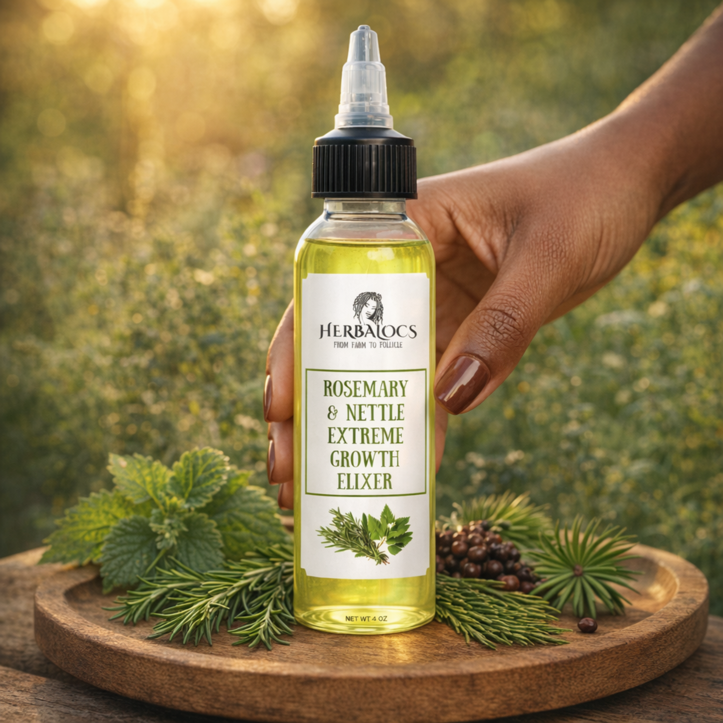GrowElixir: Rosemary & Nettle Extreme Hair Growth Elixir Oil