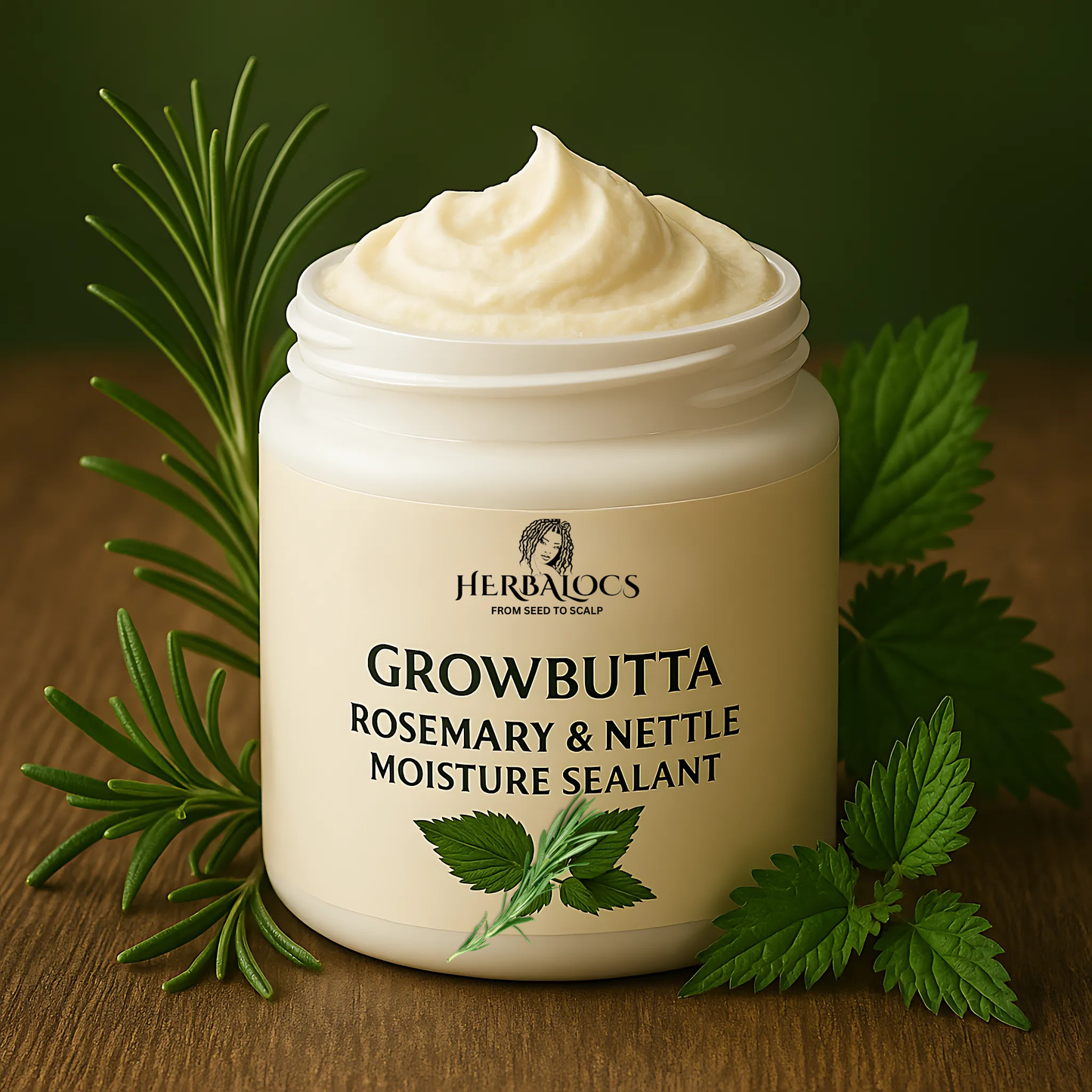 GrowButta: Rosemary & Nettle Moisture Sealant